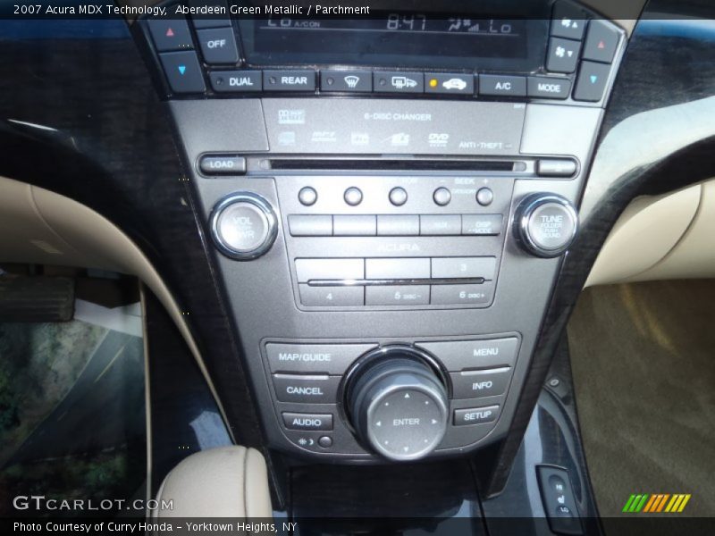 Aberdeen Green Metallic / Parchment 2007 Acura MDX Technology