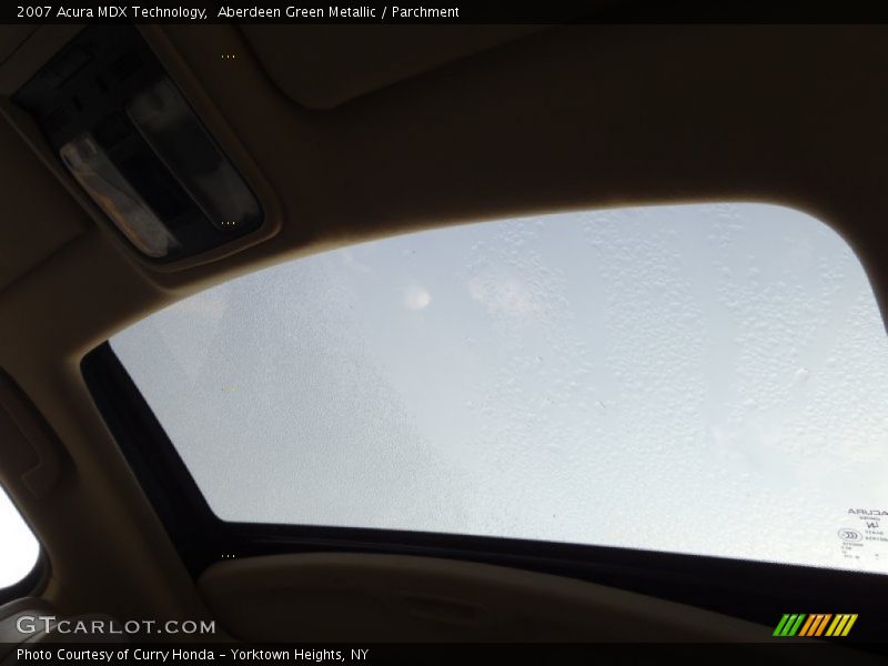 Aberdeen Green Metallic / Parchment 2007 Acura MDX Technology