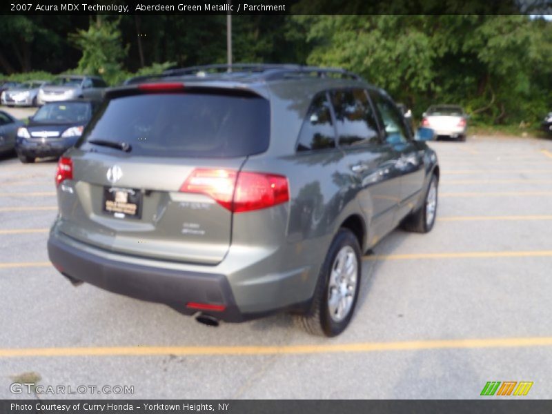 Aberdeen Green Metallic / Parchment 2007 Acura MDX Technology