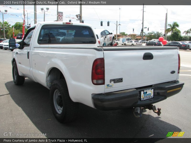 Oxford White / Medium Flint 2003 Ford F350 Super Duty XL Regular Cab