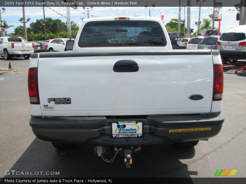 Oxford White / Medium Flint 2003 Ford F350 Super Duty XL Regular Cab