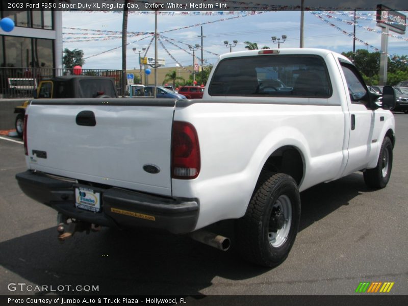 Oxford White / Medium Flint 2003 Ford F350 Super Duty XL Regular Cab