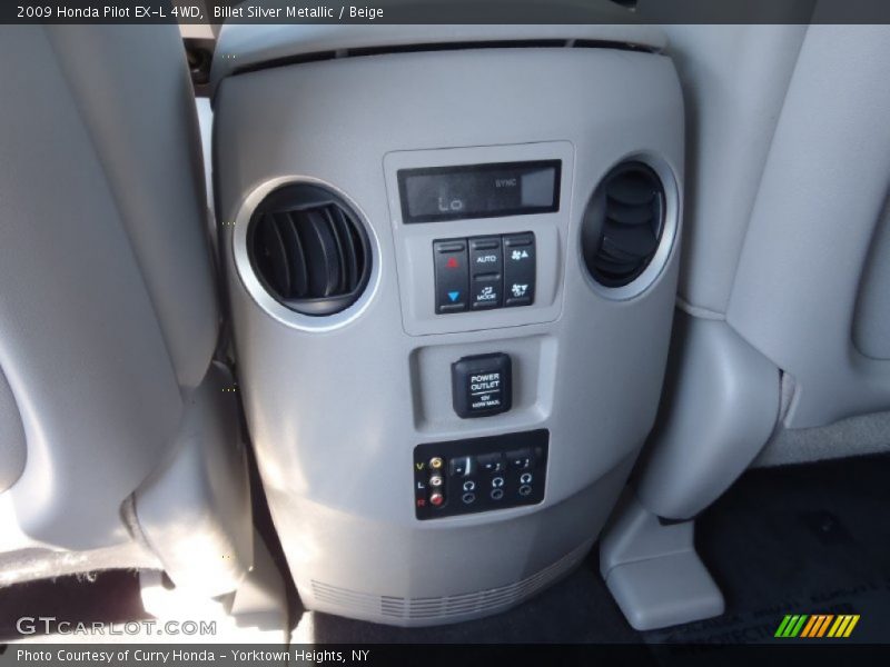 Billet Silver Metallic / Beige 2009 Honda Pilot EX-L 4WD