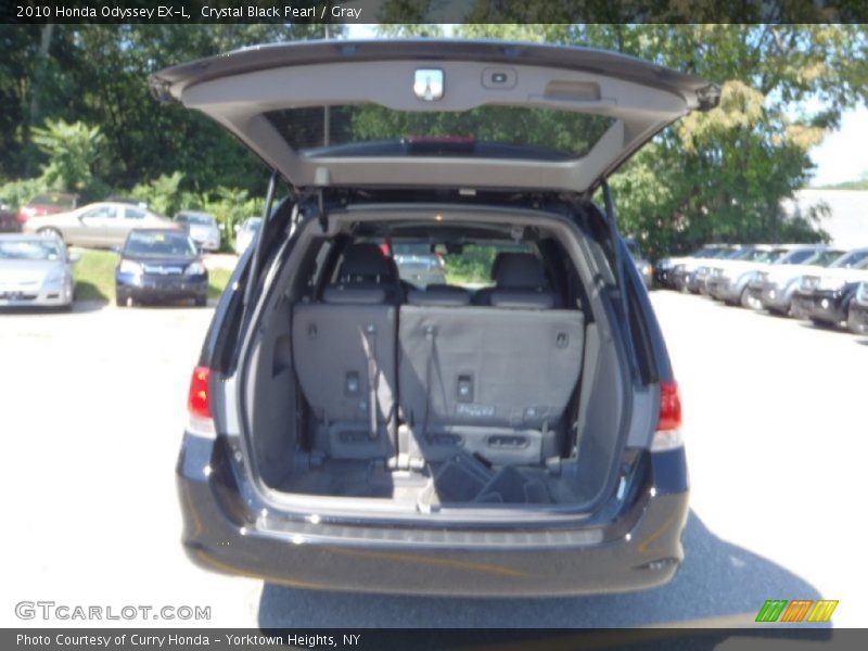 Crystal Black Pearl / Gray 2010 Honda Odyssey EX-L