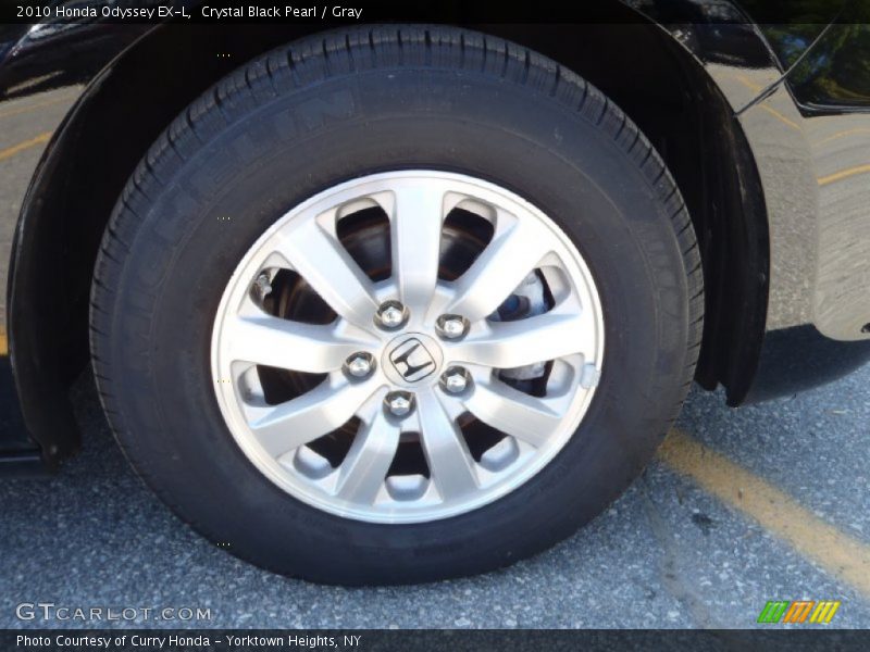 Crystal Black Pearl / Gray 2010 Honda Odyssey EX-L