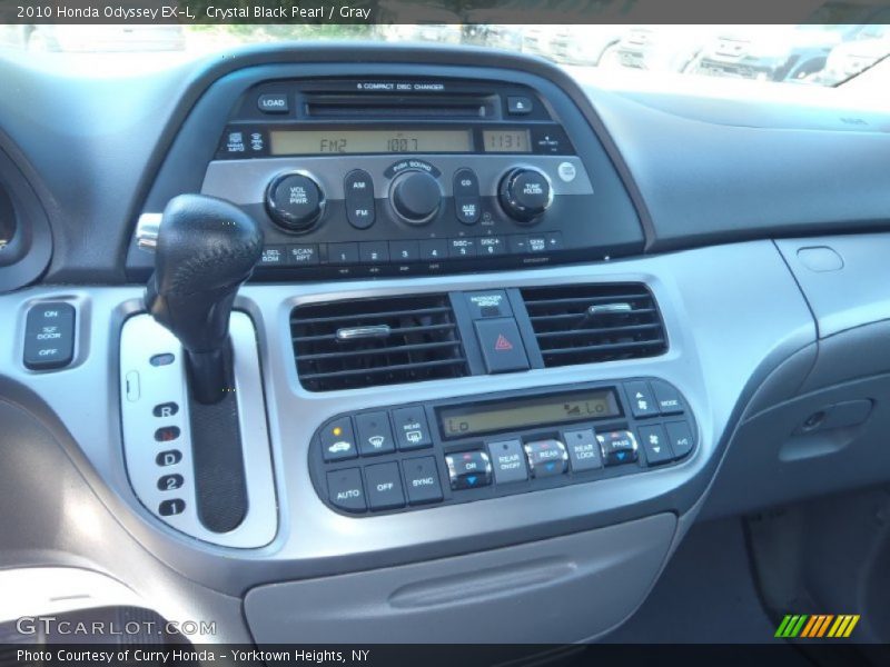Crystal Black Pearl / Gray 2010 Honda Odyssey EX-L