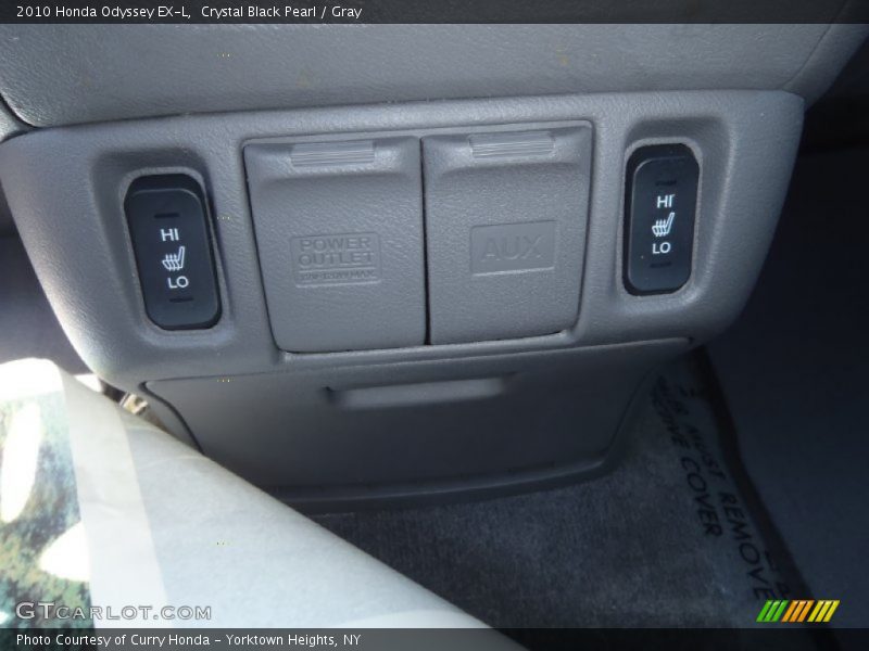 Crystal Black Pearl / Gray 2010 Honda Odyssey EX-L