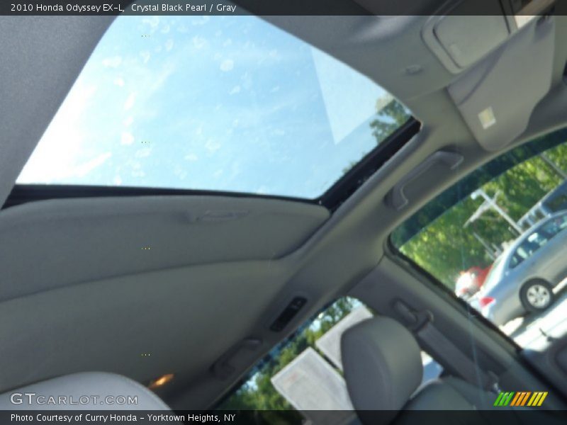 Crystal Black Pearl / Gray 2010 Honda Odyssey EX-L