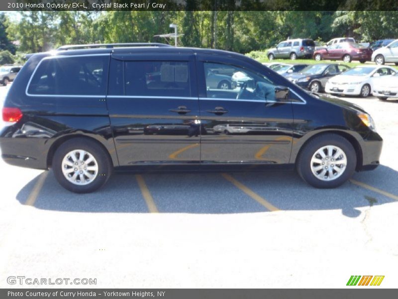 Crystal Black Pearl / Gray 2010 Honda Odyssey EX-L