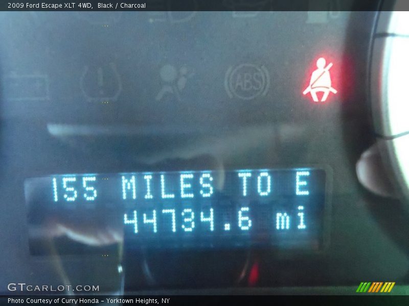 Black / Charcoal 2009 Ford Escape XLT 4WD