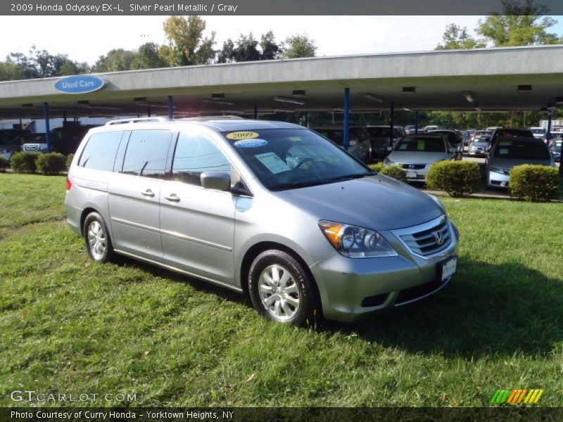 Silver Pearl Metallic / Gray 2009 Honda Odyssey EX-L