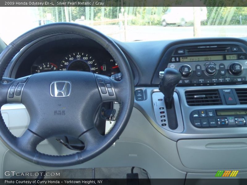 Silver Pearl Metallic / Gray 2009 Honda Odyssey EX-L