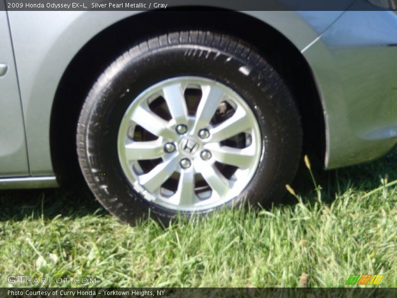 Silver Pearl Metallic / Gray 2009 Honda Odyssey EX-L