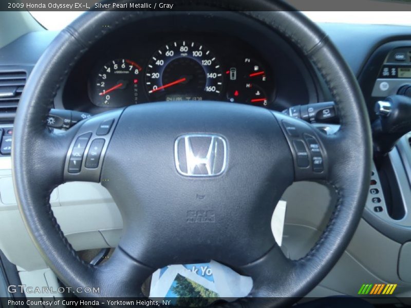 Silver Pearl Metallic / Gray 2009 Honda Odyssey EX-L