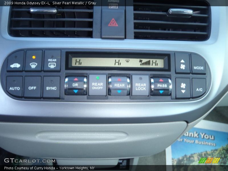Silver Pearl Metallic / Gray 2009 Honda Odyssey EX-L