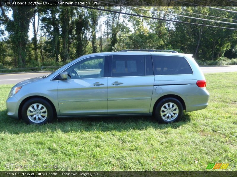 Silver Pearl Metallic / Gray 2009 Honda Odyssey EX-L