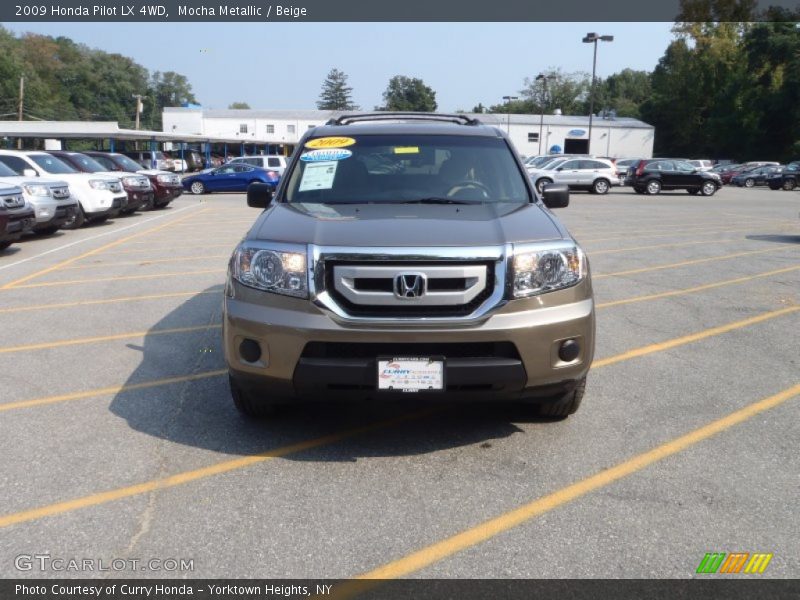 Mocha Metallic / Beige 2009 Honda Pilot LX 4WD