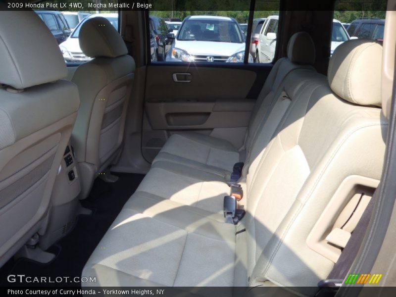 Mocha Metallic / Beige 2009 Honda Pilot LX 4WD