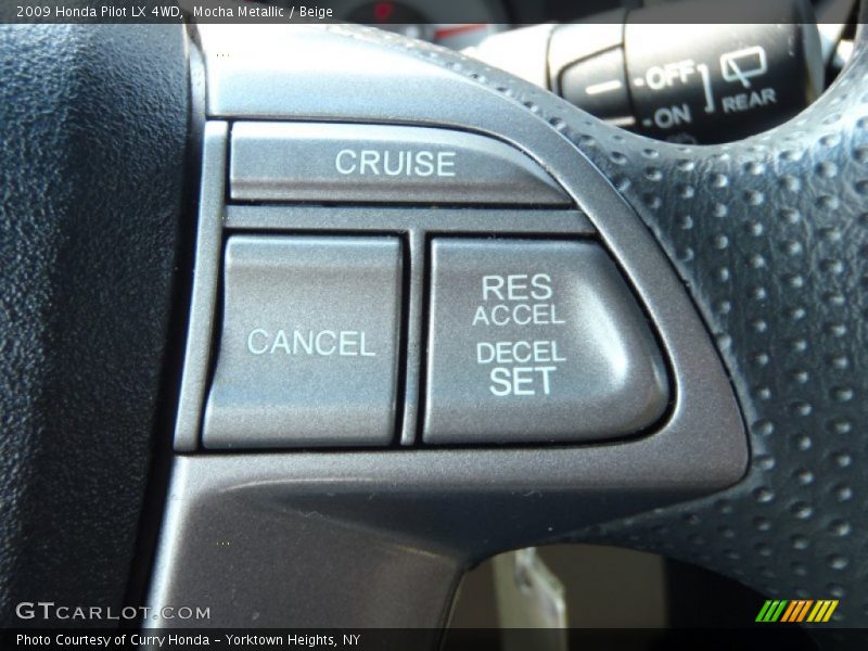 Mocha Metallic / Beige 2009 Honda Pilot LX 4WD