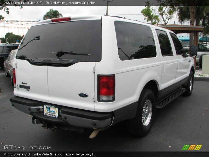 Oxford White / Medium Graphite 2001 Ford Excursion XLT