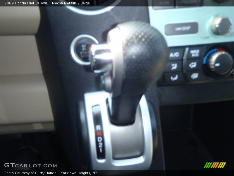 Mocha Metallic / Beige 2009 Honda Pilot LX 4WD