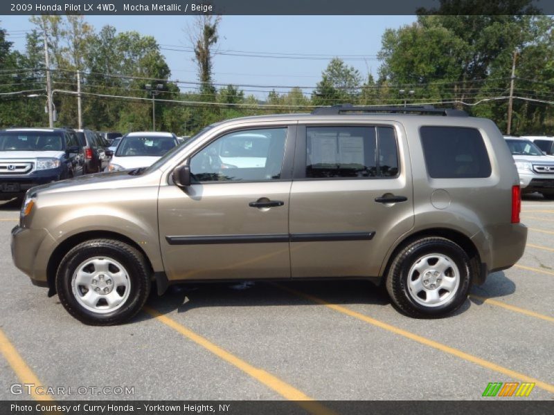 Mocha Metallic / Beige 2009 Honda Pilot LX 4WD