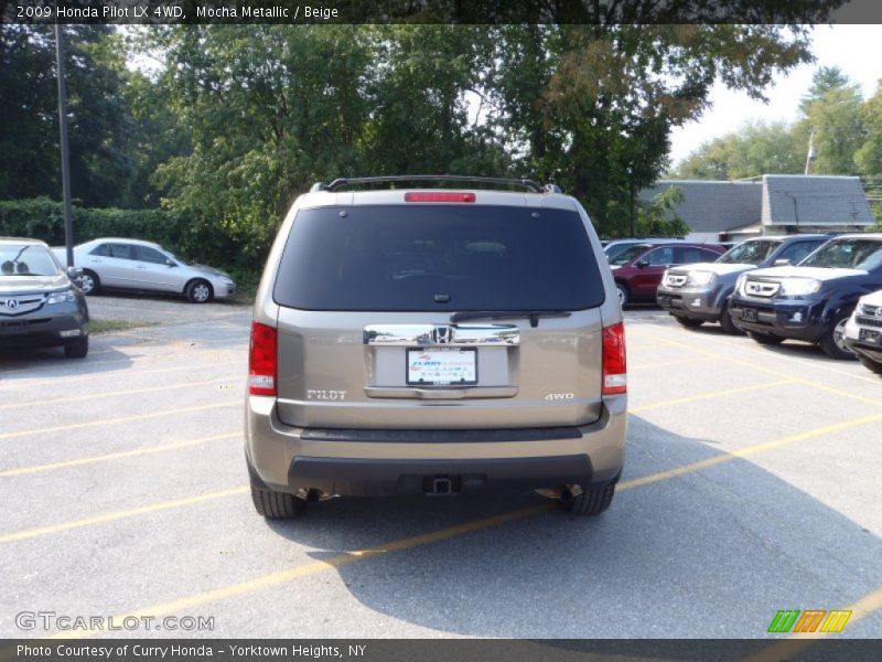 Mocha Metallic / Beige 2009 Honda Pilot LX 4WD