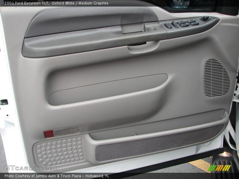 Oxford White / Medium Graphite 2001 Ford Excursion XLT