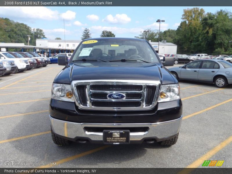 Black / Medium/Dark Flint 2008 Ford F150 XLT SuperCab 4x4