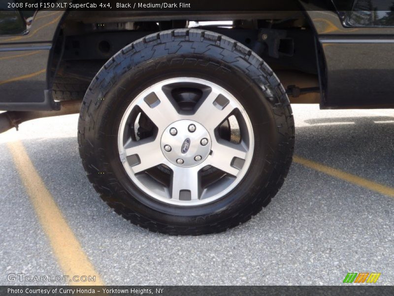 Black / Medium/Dark Flint 2008 Ford F150 XLT SuperCab 4x4