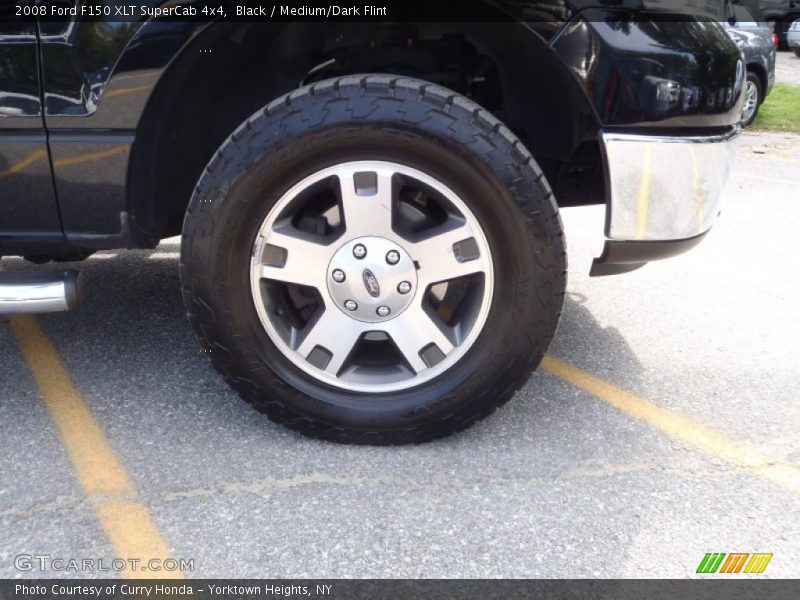 Black / Medium/Dark Flint 2008 Ford F150 XLT SuperCab 4x4