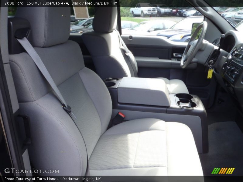 Black / Medium/Dark Flint 2008 Ford F150 XLT SuperCab 4x4