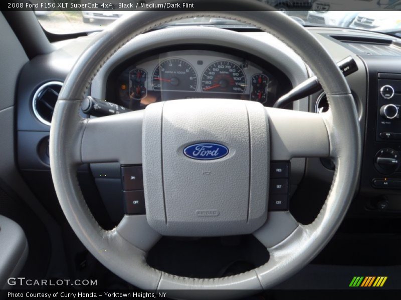 Black / Medium/Dark Flint 2008 Ford F150 XLT SuperCab 4x4