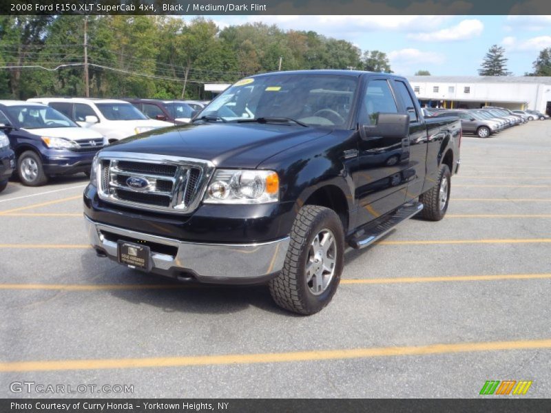 Black / Medium/Dark Flint 2008 Ford F150 XLT SuperCab 4x4