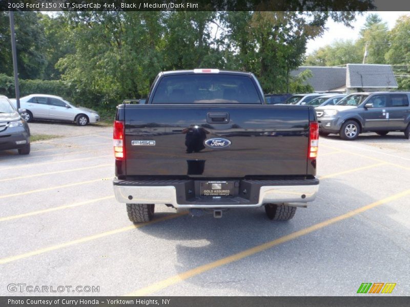 Black / Medium/Dark Flint 2008 Ford F150 XLT SuperCab 4x4