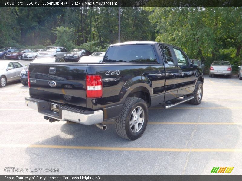 Black / Medium/Dark Flint 2008 Ford F150 XLT SuperCab 4x4