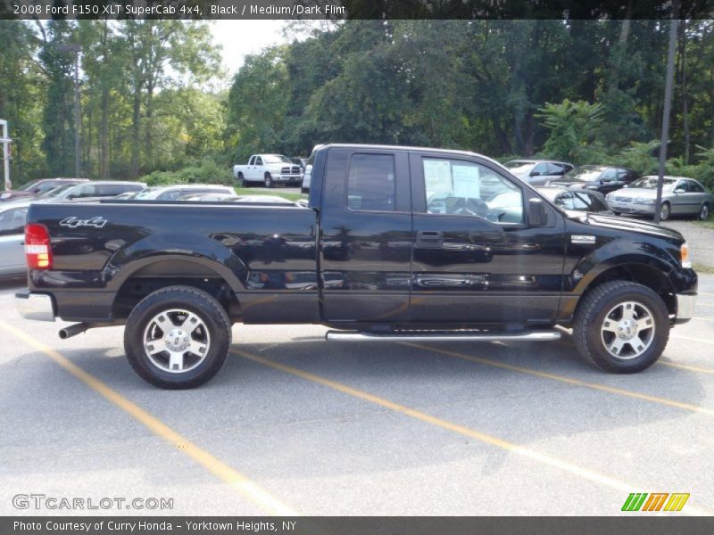 Black / Medium/Dark Flint 2008 Ford F150 XLT SuperCab 4x4