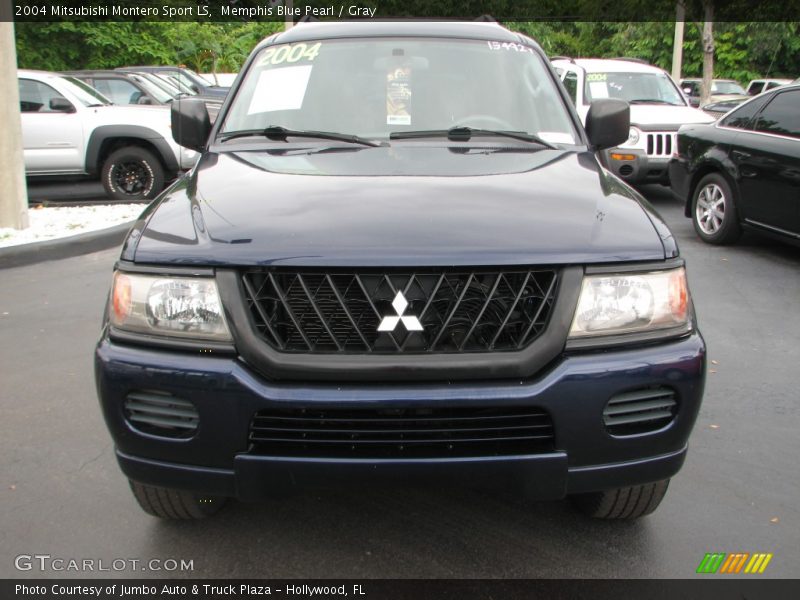 Memphis Blue Pearl / Gray 2004 Mitsubishi Montero Sport LS