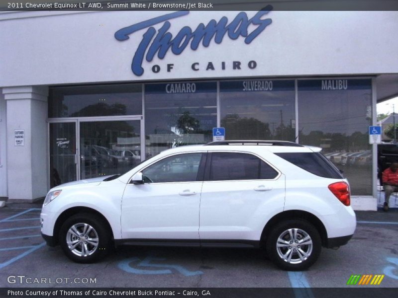Summit White / Brownstone/Jet Black 2011 Chevrolet Equinox LT AWD