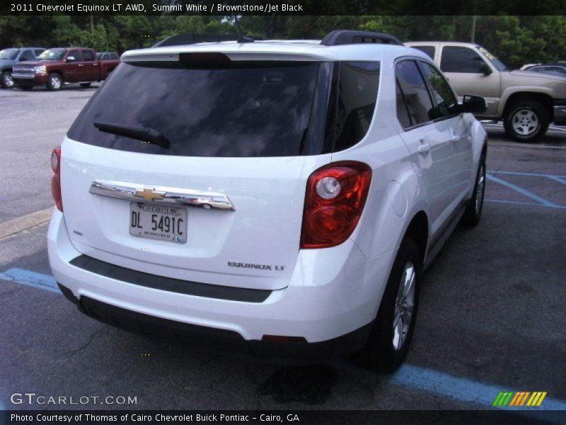 Summit White / Brownstone/Jet Black 2011 Chevrolet Equinox LT AWD