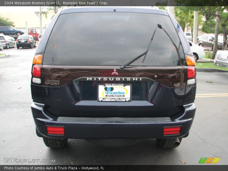 Memphis Blue Pearl / Gray 2004 Mitsubishi Montero Sport LS