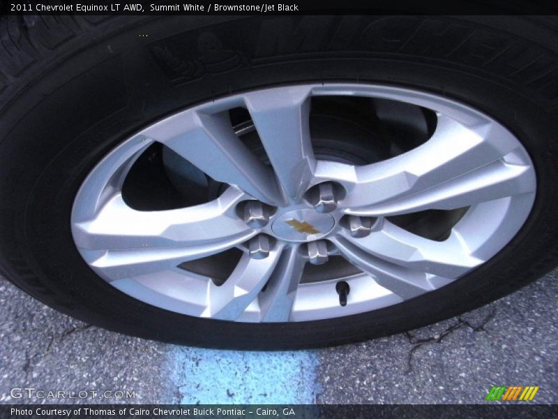 Summit White / Brownstone/Jet Black 2011 Chevrolet Equinox LT AWD