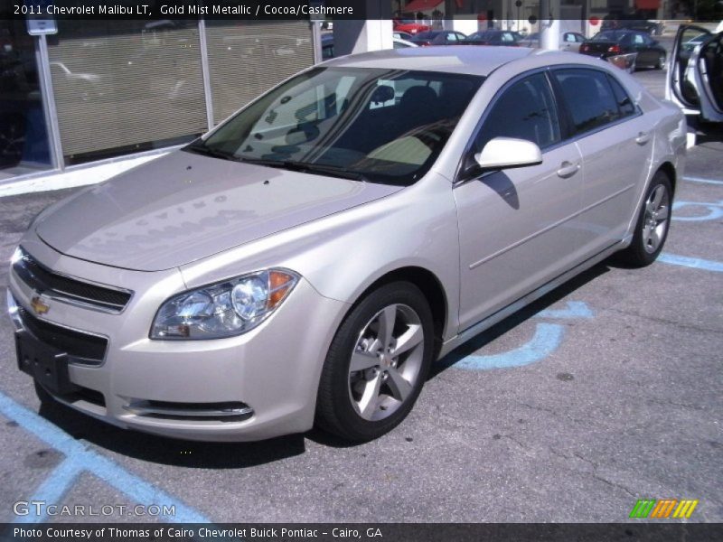 Gold Mist Metallic / Cocoa/Cashmere 2011 Chevrolet Malibu LT