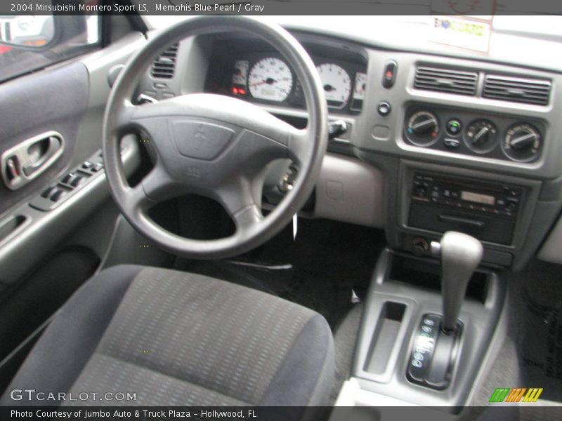 Memphis Blue Pearl / Gray 2004 Mitsubishi Montero Sport LS