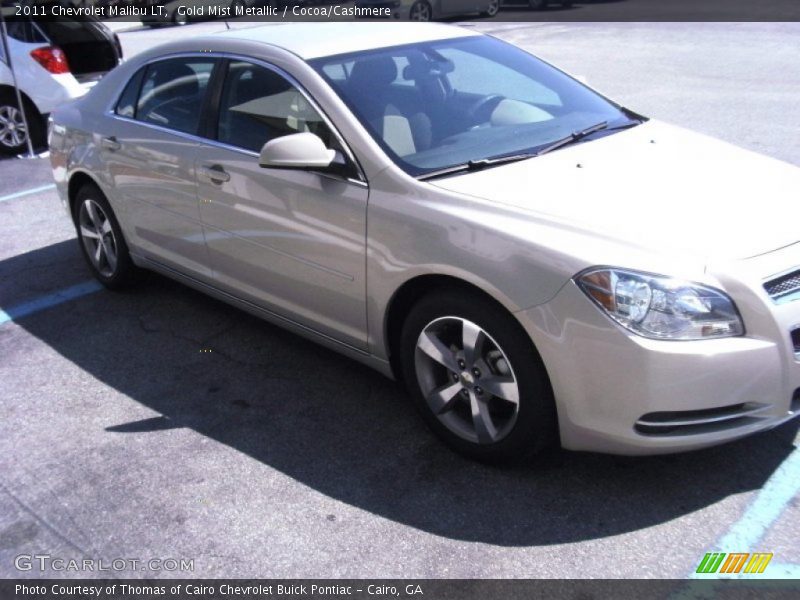 Gold Mist Metallic / Cocoa/Cashmere 2011 Chevrolet Malibu LT