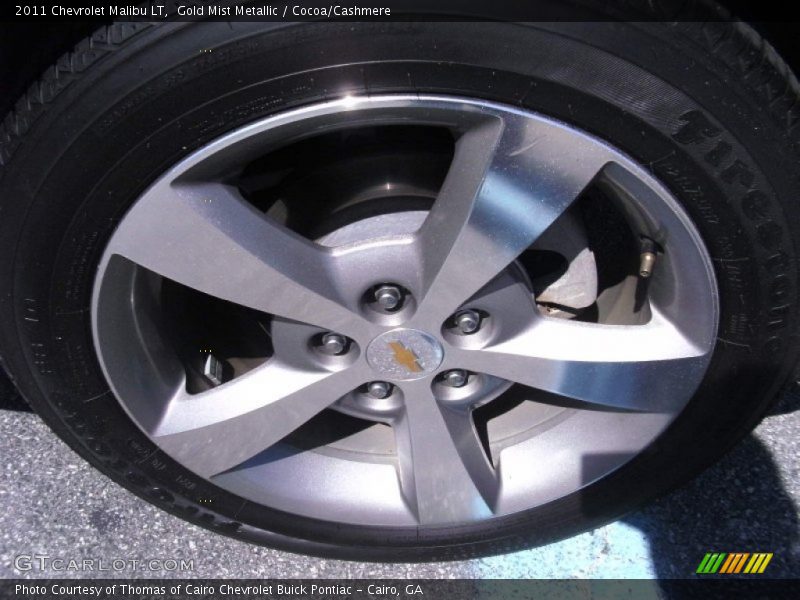 Gold Mist Metallic / Cocoa/Cashmere 2011 Chevrolet Malibu LT