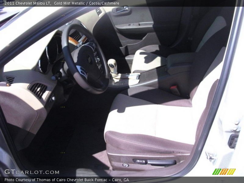 Gold Mist Metallic / Cocoa/Cashmere 2011 Chevrolet Malibu LT