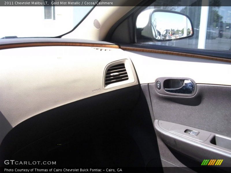 Gold Mist Metallic / Cocoa/Cashmere 2011 Chevrolet Malibu LT