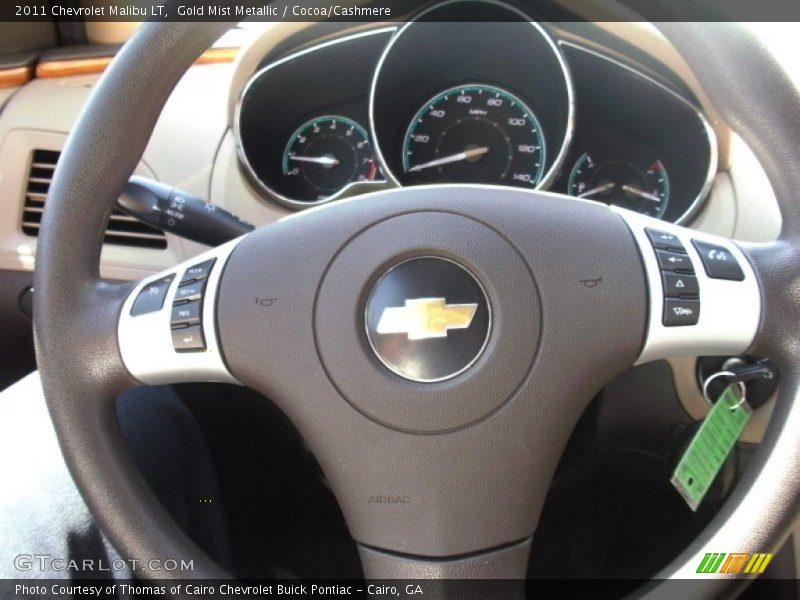 Gold Mist Metallic / Cocoa/Cashmere 2011 Chevrolet Malibu LT