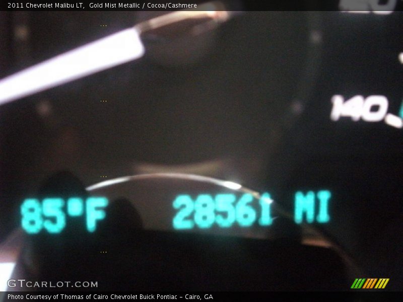 Gold Mist Metallic / Cocoa/Cashmere 2011 Chevrolet Malibu LT